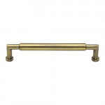 M Marcus Heritage Brass Bauhaus Round Design Cabinet Pull 203mm Centre to Centre